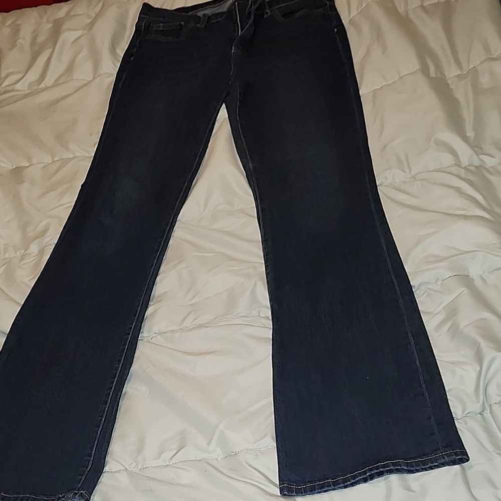 GAP Black Flare Wide Leg Jeans